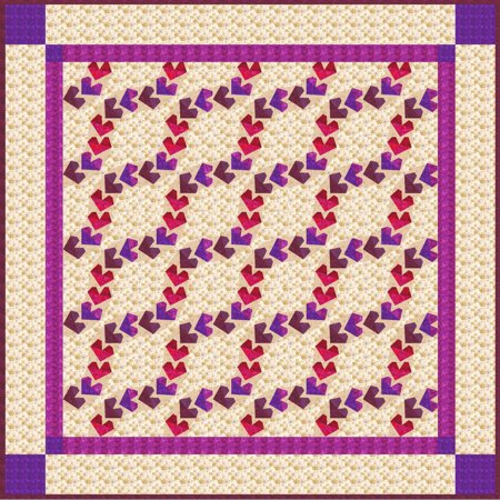 Flying Hearts quilt