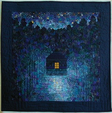 Blue Night finished quilt