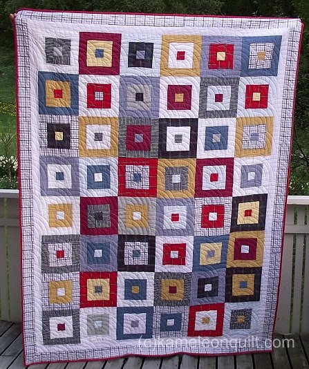 Quilt made of shirts
