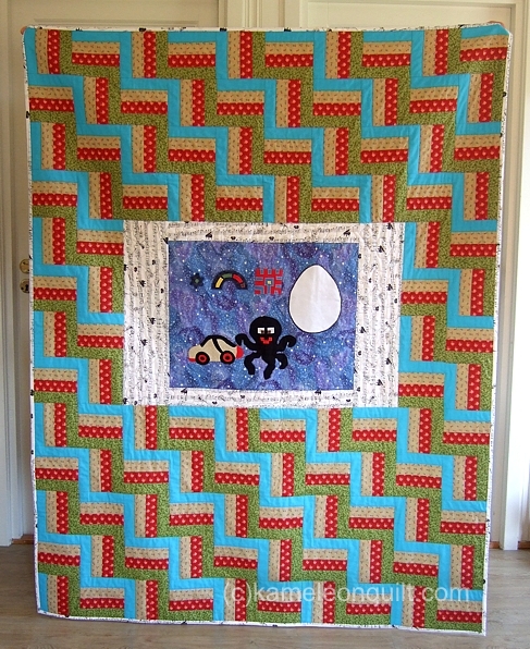 Quilt designed by our grandson