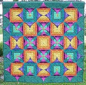 'night and day' kameleon quilt by Karin Fristedt